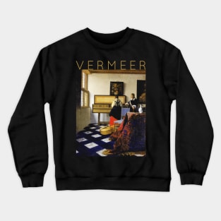 Johannes Vermeer - The Music Lesson Crewneck Sweatshirt